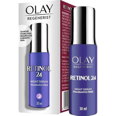 Olay Regenerist Retinol24 Night Serum Review .
